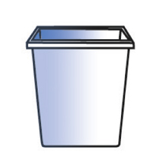 Rectangular Wastebasket